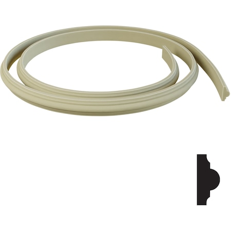 Ekena Millwork C136 - 2 1/4"H x 1 1/16"D x 144"L Chair Rail Flexible Moulding CHAFC136X144